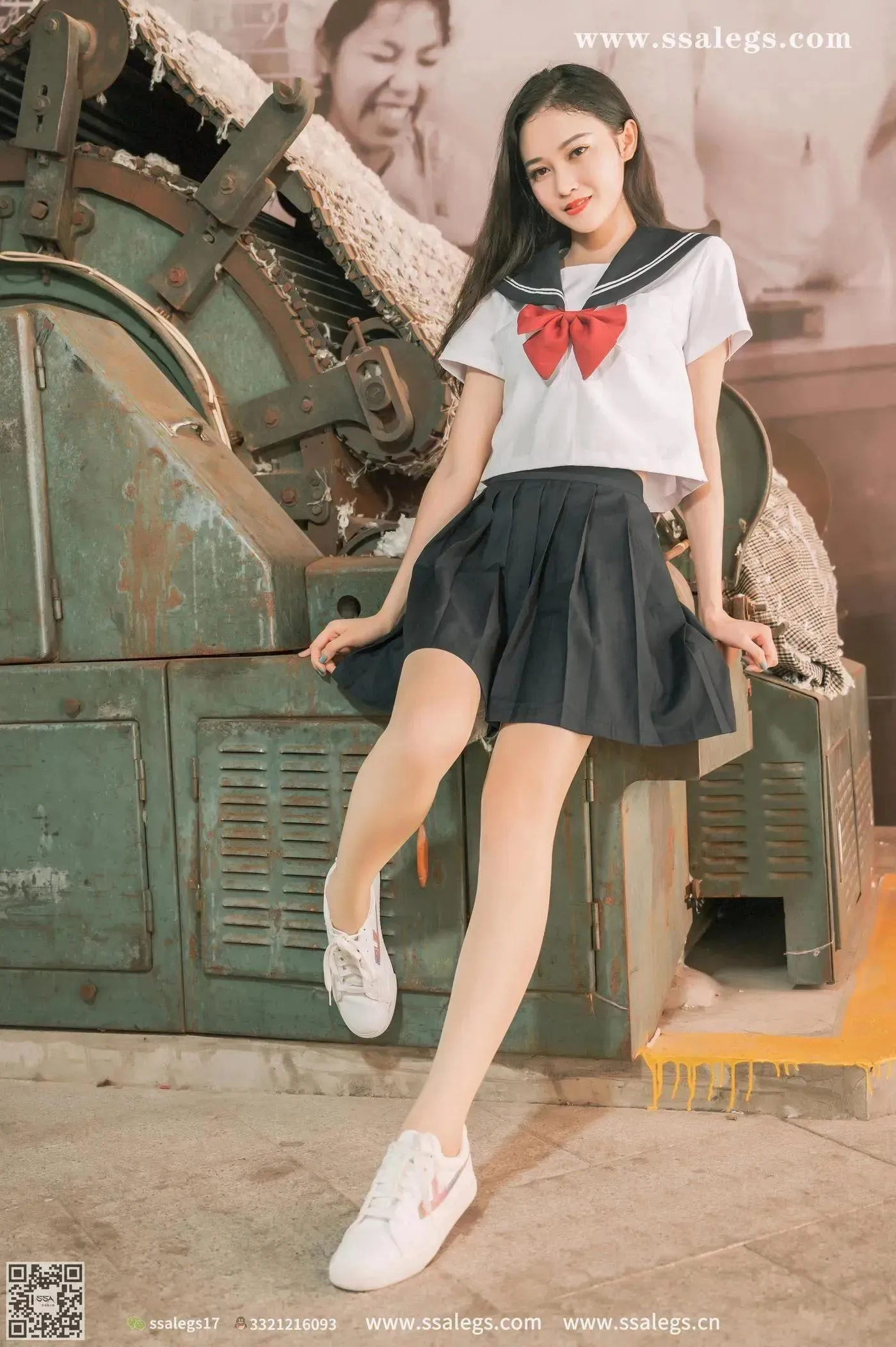[SSA丝社]超清写真 NO.421 漫漫白色jk制服肉丝写真(上)[23] [51P]插图8